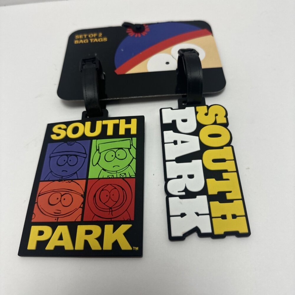 South Park 2 Luggage Tags Comedy Cental Colorful 2024